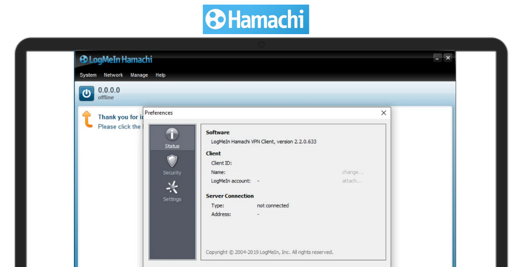 Hamachi VPN